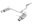Picture of aFe Takeda Exhaust 2-25in to 2in Dia 304SS Cat-Back w-Polished Tips 08-12 Honda Accord Coupe V6 3-5L