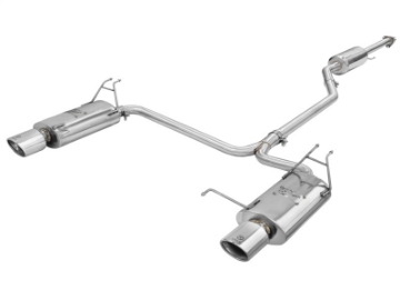 Picture of aFe Takeda Exhaust 2-25in to 2in Dia 304SS Cat-Back w-Polished Tips 08-12 Honda Accord Coupe V6 3-5L