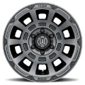 Picture of ICON Thrust 17x8-5 5x4-5 0mm Offset 4-75in BS Smoked Satin Black Tint Wheel