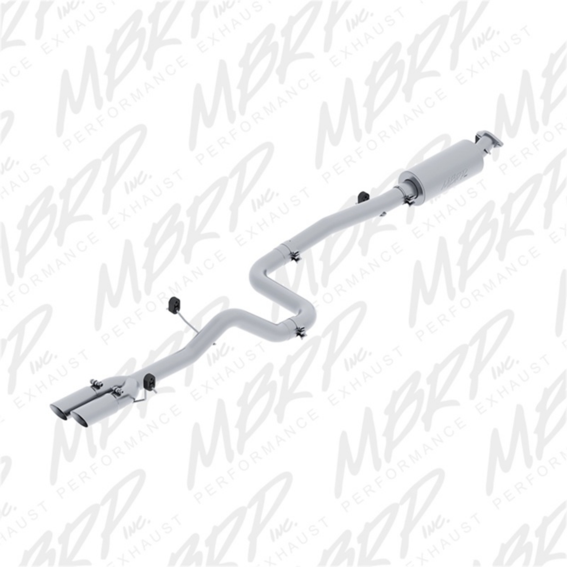 Picture of MBRP 14-19 Ford Fiesta ST 1-6L EcoBoost 3in Dual Outlet Alum Cat Back