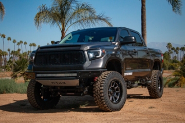 Picture of ICON Recoil 20x10 5x150 -24mm Offset 4-5in BS Gloss Black Milled Spokes Wheel