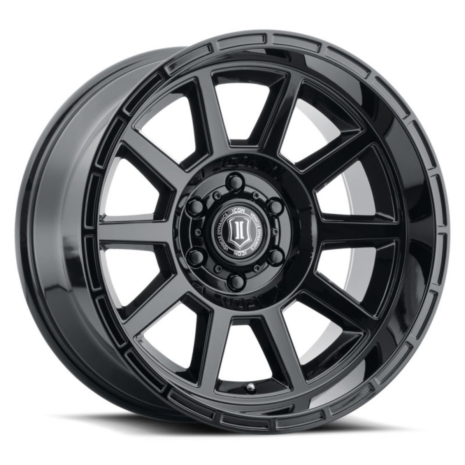 Picture of ICON Recoil 20x10 6x135 -24mm Offset 4-5in BS Gloss Black Wheel