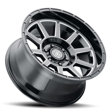 Picture of ICON Recoil 20x10 6x135 -24mm Offset 4-5in BS Gloss Black Milled Spokes Wheel