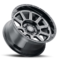 Picture of ICON Recoil 20x10 5x5 -24mm Offset 4-5in BS Gloss Black Milled Spokes Wheel
