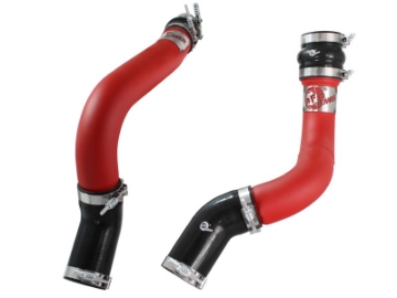 Picture of aFe BladeRunner 3in Red Intercooler Tubes Hot & Cold Side Kit for 13-14 Dodge RAM Diesel 6-7L td