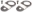 Picture of Torque Solution Radiator Mount Combo Silver : Mitsubishi Evolution 7-8-9