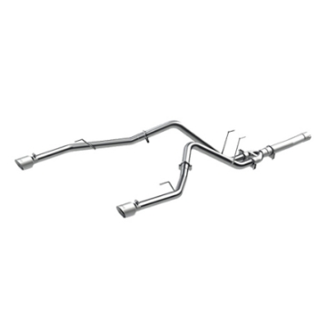 Picture of MBRP 2014 Dodge Ram 1500 3-0L EcoDiesel 2-5in Filter Back Exhaust Dual Split Rear Exit Alum