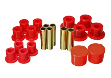 Picture of Energy Suspension 98-11 Ford Ranger 2-4WD Rear Leaf Spring Bushing Set - Red