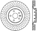 Picture of StopTech Drilled & Slotted Left Sport Brake Rotor for 2009 Cadillac CTS-V