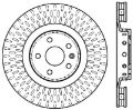 Picture of StopTech Drilled & Slotted Right Sport Brake Rotor for 2009 Cadillac CTS-V