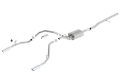 Picture of Borla 14 Silv-Sierra 1500 C-B S-Type Exhaust-2-75in Into Dual 2-25in Out 4in Tip Split Rear Exit