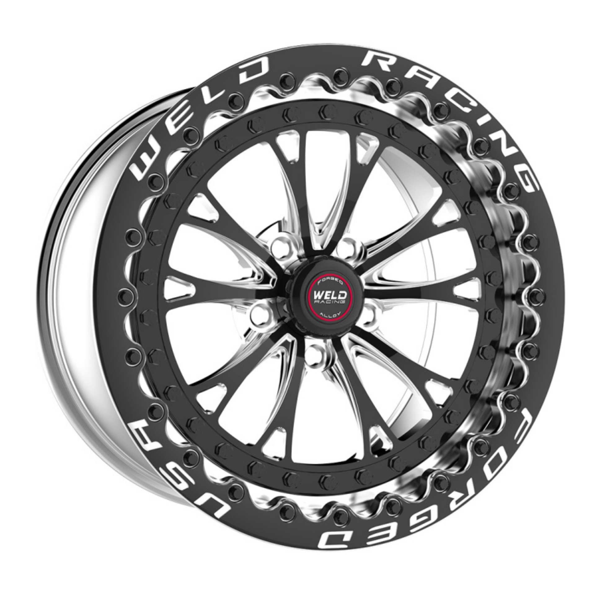 Picture of Weld Vitesse 17x11 - 5x4-75mm BP - 7-7in- BS Black Wheel - Black SBL