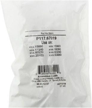 Picture of StopTech 17-20 Ford F-450-F-550 Super Duty Sport Performance Front-Rear Brake Pads