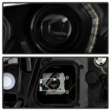 Picture of Spyder BMW 5 Series F10 11-13 Xenon-HID AFS Projector Headlights - Black PRO-YD-BMWF10HIDAFS-SEQ-BK