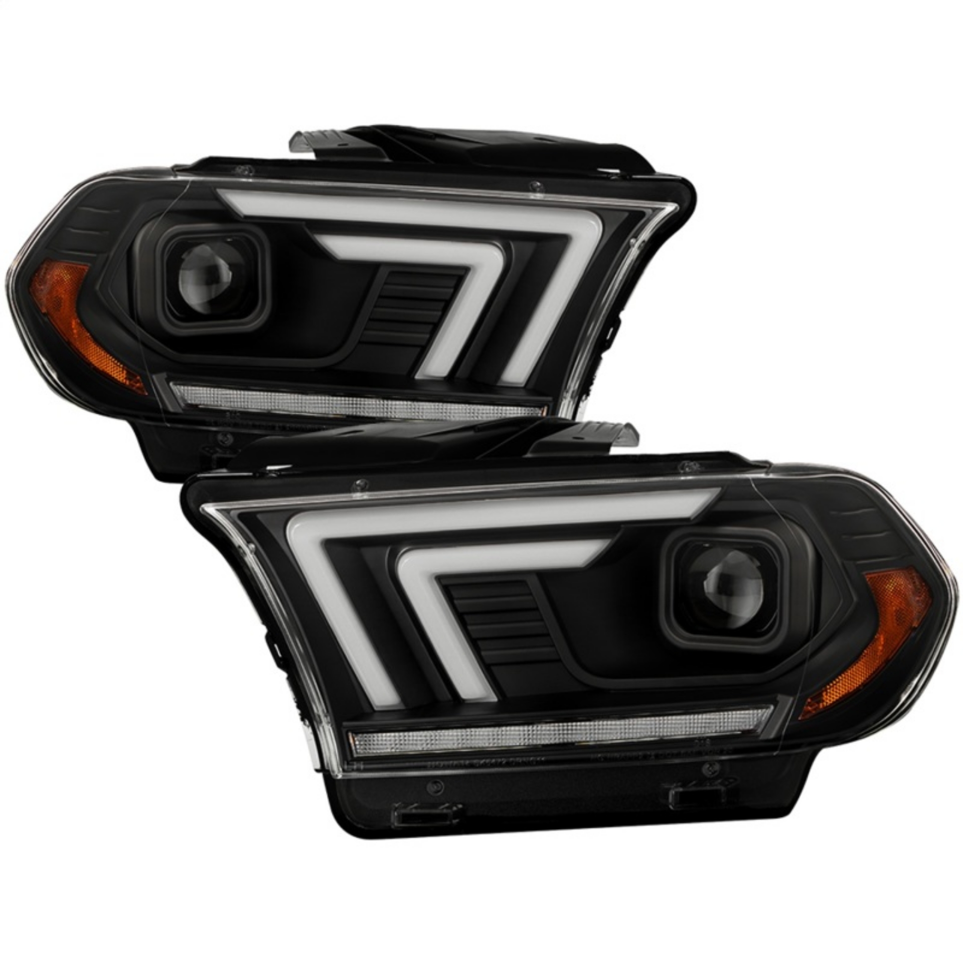 Picture of Spyder Dodge Durango 11-13 Halogen Model Only Projector Headlights - Black PRO-YD-DDU11SI-BK