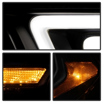 Picture of Spyder Dodge Durango 11-13 Halogen Model Only Projector Headlights - Black PRO-YD-DDU11SI-BK