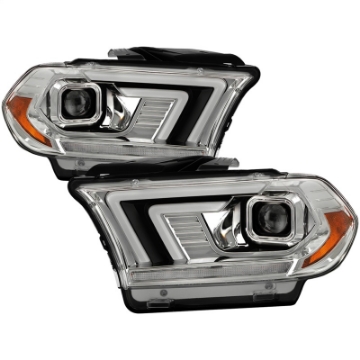 Picture of Spyder Dodge Durango 11-13 Halogen Model Only Projector Headlights - Chrome PRO-YD-DDU11SI-C