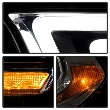 Picture of Spyder Dodge Durango 11-13 Halogen Model Only Projector Headlights - Chrome PRO-YD-DDU11SI-C