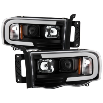 Picture of Spyder Dodge Ram 1500 02-05-Ram 2500-3500 03-05 High-Power LED Headlights - Black PRO-YD-DR02V2PL-BK