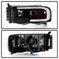 Picture of Spyder Dodge Ram 1500 02-05-Ram 2500-3500 03-05 High-Power LED Headlights - Black PRO-YD-DR02V2PL-BK
