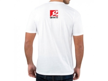 Picture of Grams Performance and Design Logo White T-Shirt - L