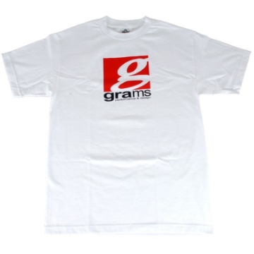 Picture of Grams Performance and Design Logo White T-Shirt - XXL