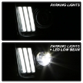 Picture of Spyder Ford Mustang 05-08 V2 High-Power LED Headlights - Black PRO-YD-FM05AP-BK