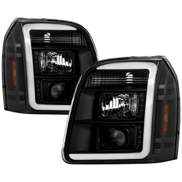 Picture of Spyder GMC Yukon 07-14-Denali 07-14 -XL 07-14 V2 Projector Headlights - Black PRO-YD-GY07V2SI-BK