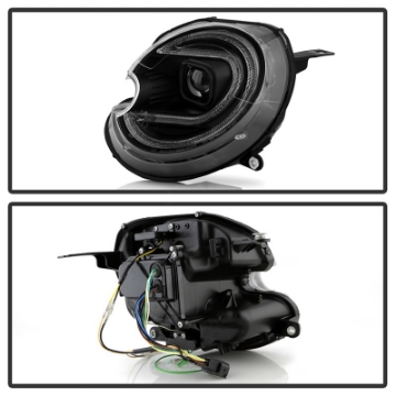 Picture of Spyder Mini Cooper 07-12 V2 Xenon-HID Only Projector Headlights - Black PRO-YD-MC07V2HIDSI-SBLB-BK