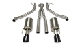Picture of Corsa 05-06 Pontiac GTO 6L V8 2-5in Sport Cat-Back Exhaust + XPipe w-Dual Exit Single 4in BlackTips