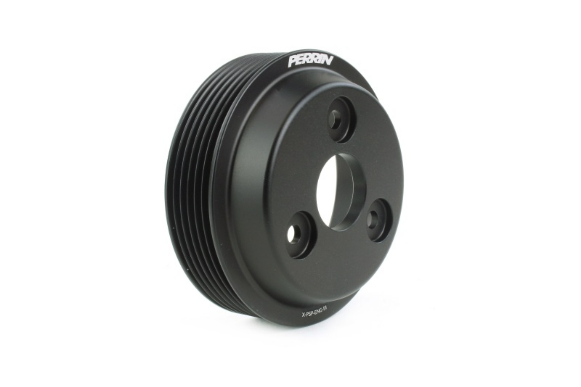 Picture of PERRIN 15-21 Subaru WRX - 18-20 Crosstrek - 14-18 FXT Lightweight Water Pump Pulley - Blk