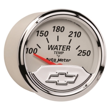 Picture of Autometer Chevy Vintage 2in 100-250 Deg F Short Sweep Electronic Water Temp Gauge