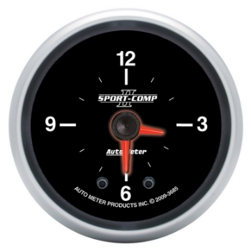 Picture of Autometer Sport-Comp II 2 1-16in 12 Hours Digital Stepper Motor Clock