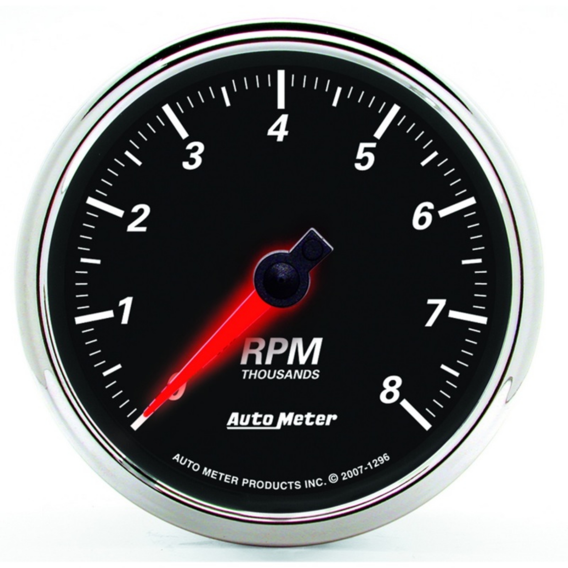 Picture of Autometer Designer Black II 3 3-8in 8000 RPM In-Dash Tachometer