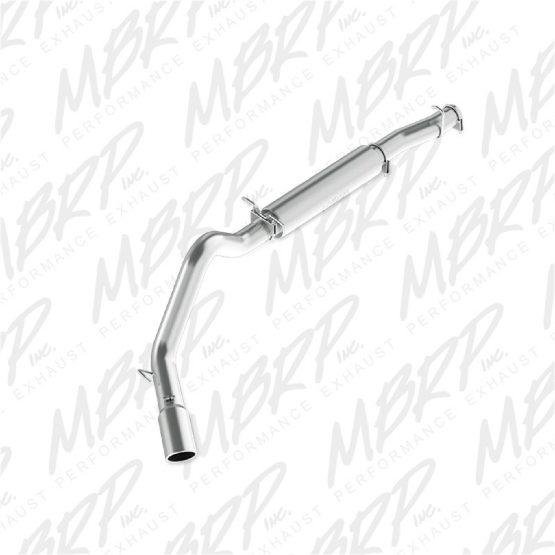 Picture of MBRP 04-07 Ford 6-0L E-250-350 Van 4in Cat Back Single Side Exit Alum Exhaust