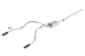 Picture of Borla 14 Silv-Sierra 1500 C-B Touring Exh-2-75in in Muffler 2-25inout 4inTIp SS Rear Exit-Blk Chrome