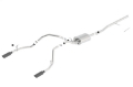 Picture of Borla 14 Silv-Sierra C-B Exhaust ATAK 1500 5-3L V8 AT-MT 2&4WD Ext Cab 78-7 WB - Black Chrome