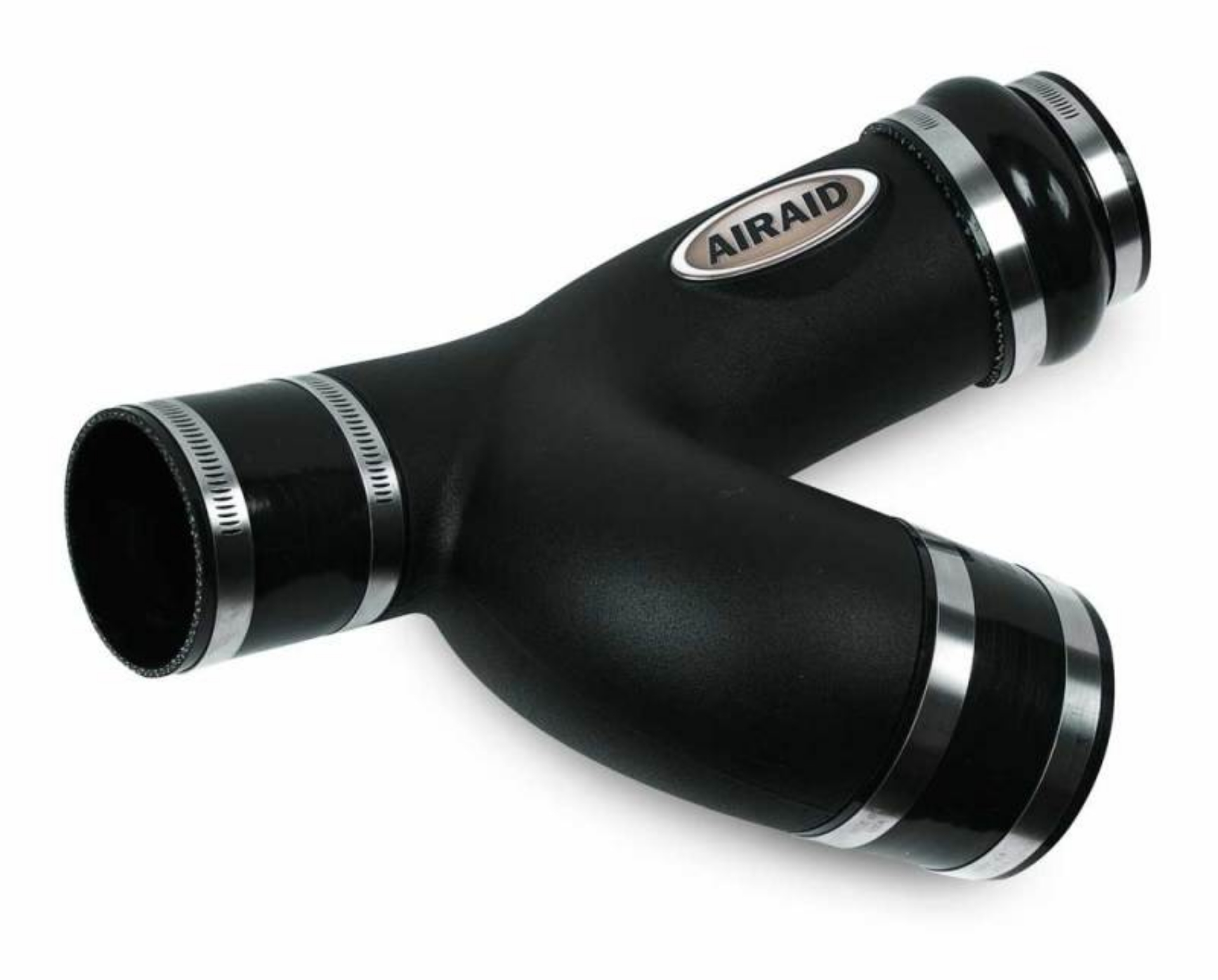 Picture of Airaid MIT Bifurcated Intake Tube, Oiled - Red Media 11-14 Ford F-150 3-5L Ecoboost