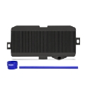 Picture of Mishimoto Subaru 08-15 WRX STi Top-Mount Intercooler Kit - Powder Coated Black & Blue Hoses