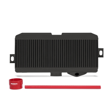 Picture of Mishimoto Subaru 08-15 WRX STi Top-Mount Intercooler Kit - Powder Coated Black & Red Hoses