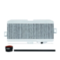 Picture of Mishimoto Subaru 08-15 WRX STi Top-Mount Intercooler Kit - Powder Coated Silver & Black Hoses