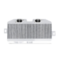Picture of Mishimoto Subaru 08-15 WRX STi Top-Mount Intercooler Kit - Powder Coated Silver & Blue Hoses