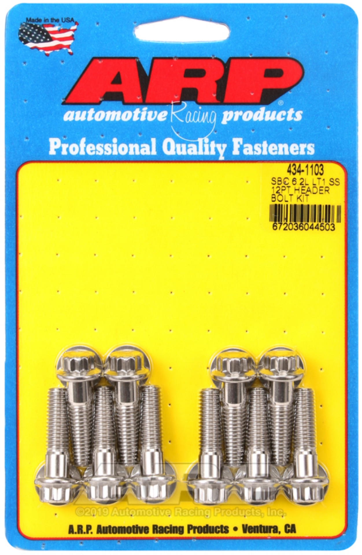Picture of ARP Header Stud Kit SS 12pt Chevy LT1 6-2L Small Block