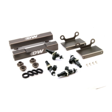 Picture of DeatschWerks 04-06 Subaru STI-LGT Side Feed to Top Feed Fuel Rail Conv Kit w- 1500cc Injectors