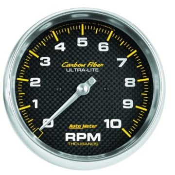 Picture of Autometer Carbon Fiber Series 5-inch 10000 RPM Tachometer