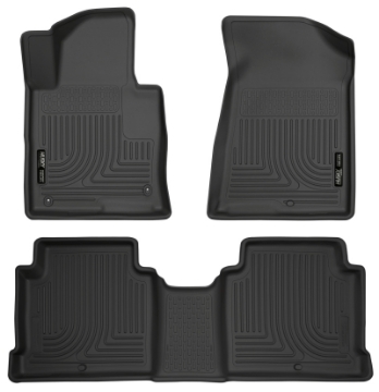 Picture of Husky Liners 2015 Hyundai Sonata Weatherbeater Black Front & 2nd Seat Floor Liners