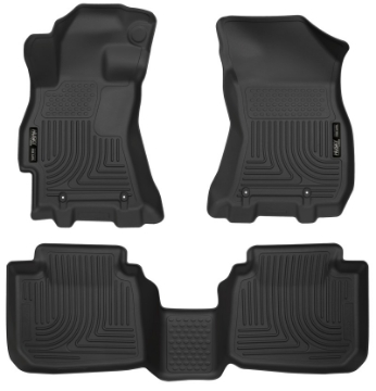 Picture of Husky Liners 2015 Subaru Legacy-Outback Weatherbeater Black Front & 2nd Seat Floor Liners