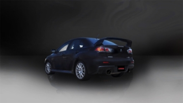 Picture of Corsa 2008-2015 Mitsubishi Lancer Evolution X Sedan 2-0L Black Sport Dual Rear Cat-Back Exhaust