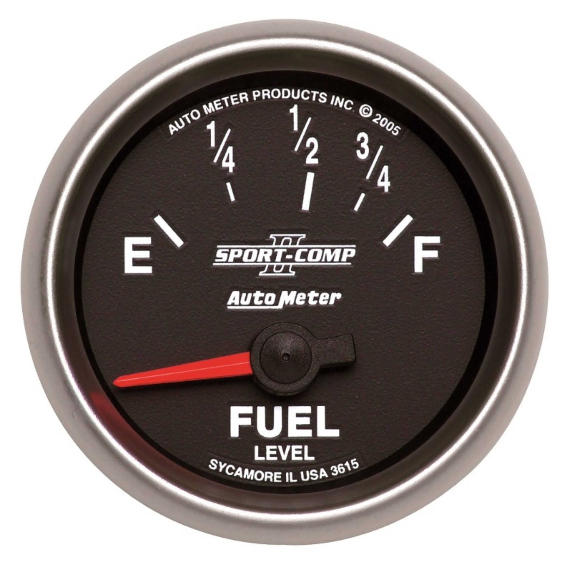 Picture of Autometer Sport-Comp II 52mm 73-10 ohms Short Sweep Electronic Fuel Level Gauge
