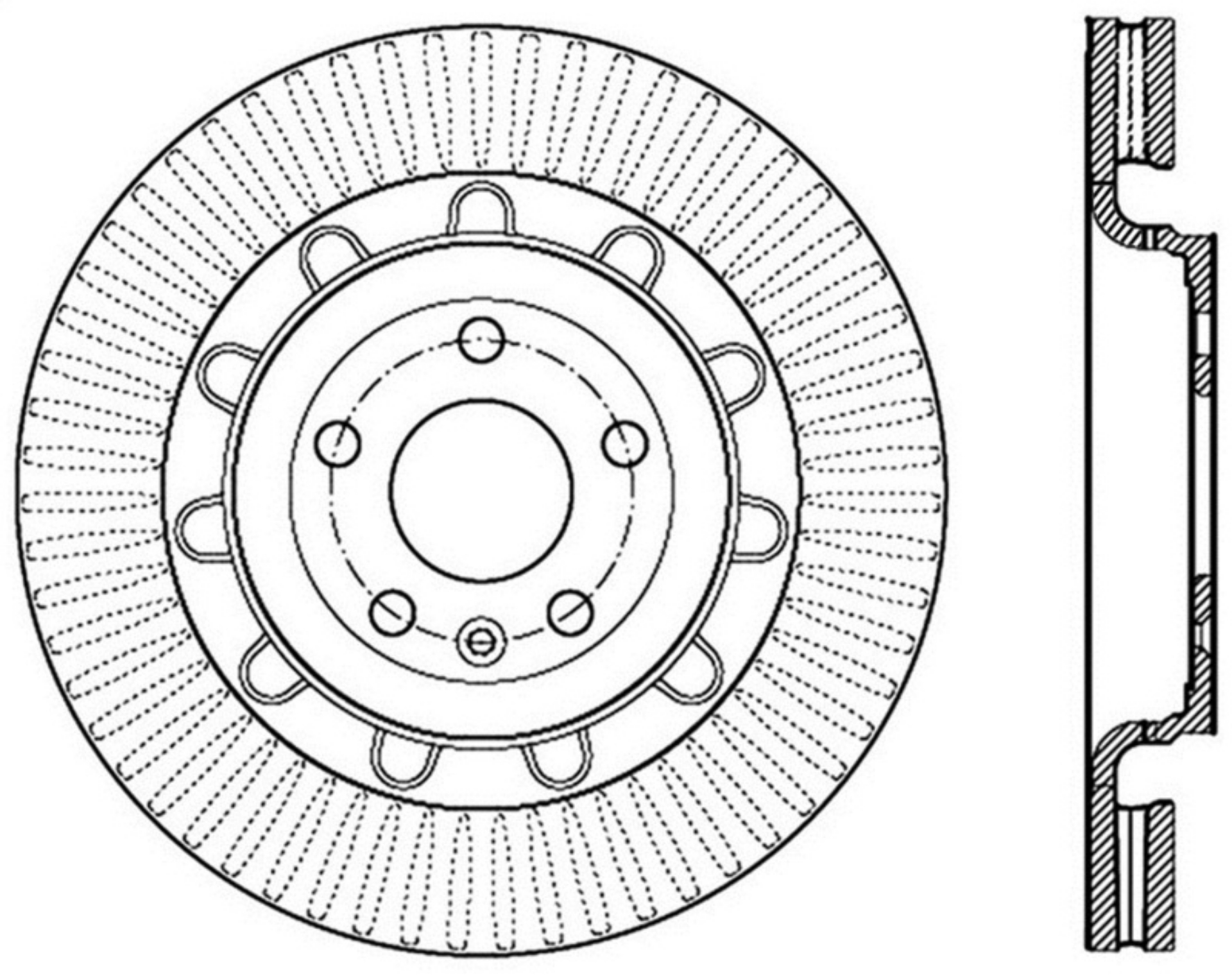 Picture of StopTech Slotted & Drilled Sport Brake Rotor